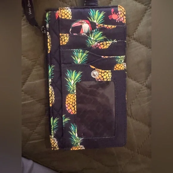 Vera Bradley Toucan Party Pineapple Print Wallet - Picture 2 of 5
